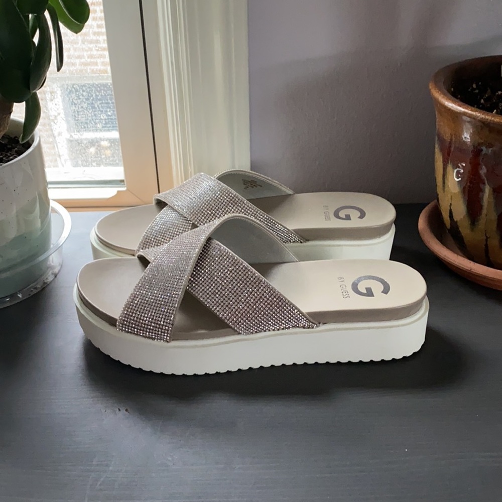 Guess Rhinestone Sandals - Picture 3 of 4